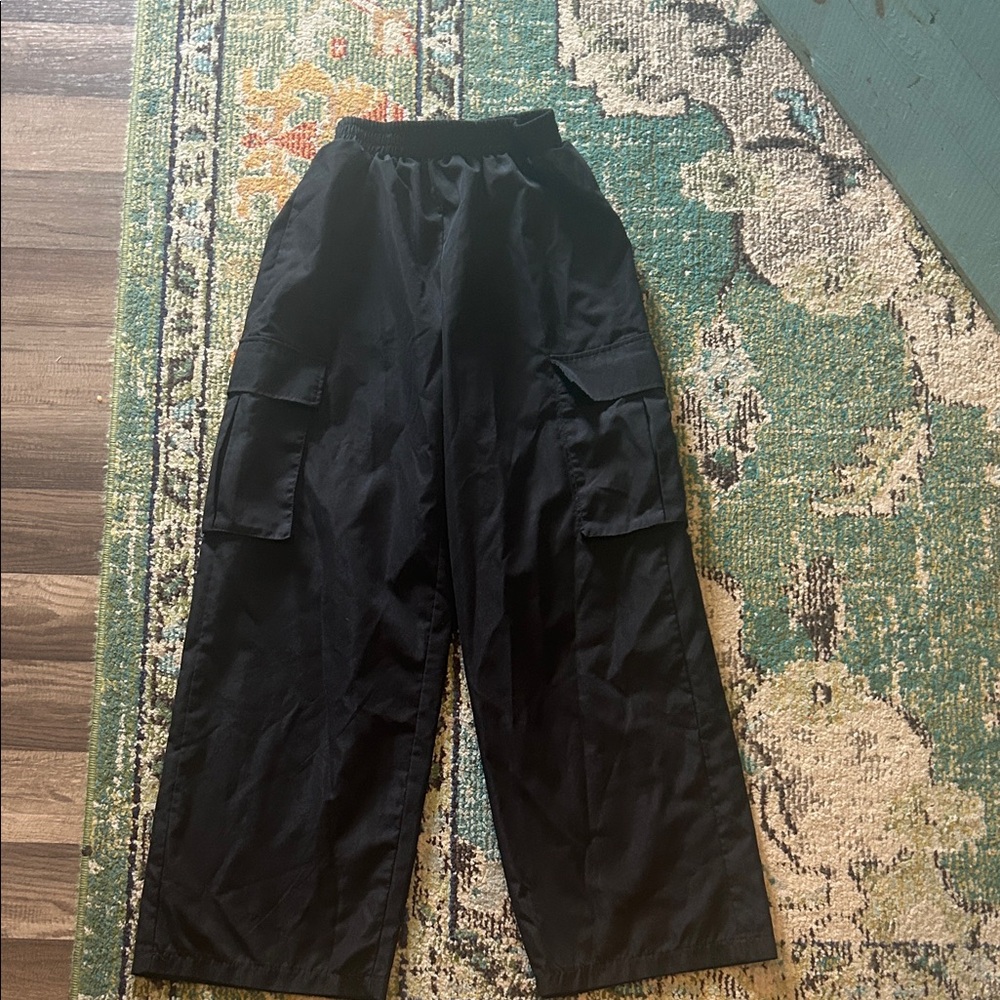 SHEIN Black Wide Leg Pants